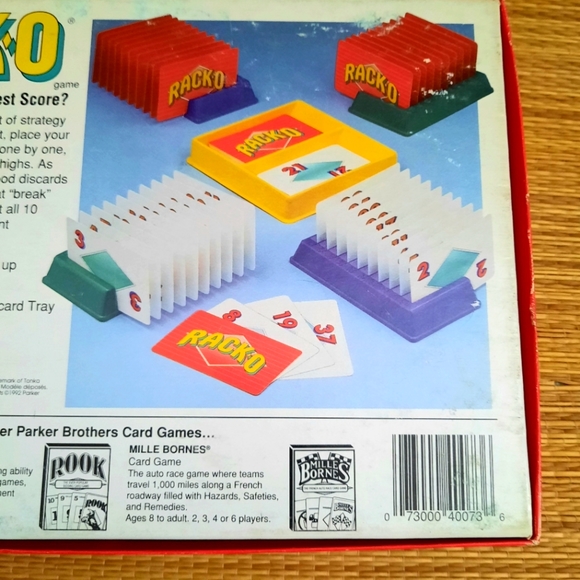 Racko- Can You Rack Up The Highest Score? Game Parker Bros. Complete- 1992 - Picture 3 of 8